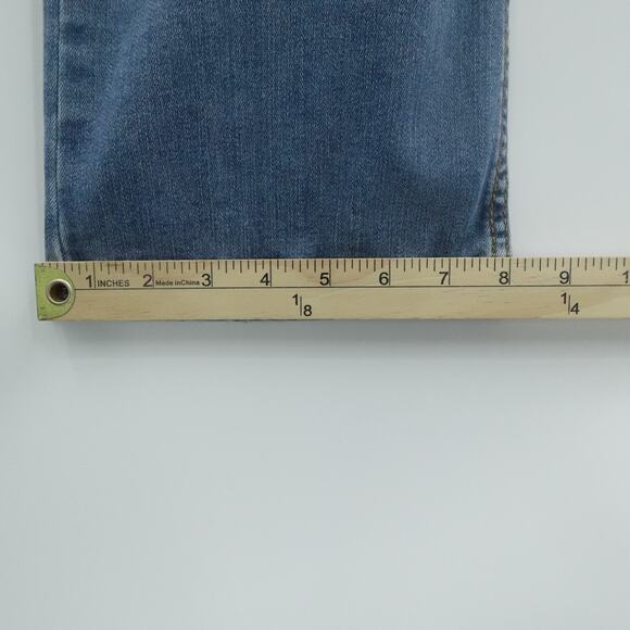 Wrangler Jeans Juniors 3X32 Blue Denim‎ Light Wash Bootcut Cowgirl Western Y2K - Picture 12 of 12